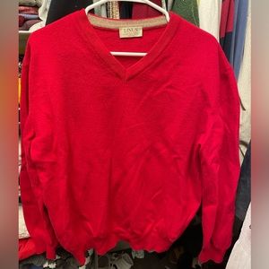 Red Cashmere Sweater - Linus Brand